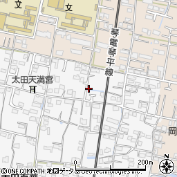 香川県高松市太田上町1283周辺の地図