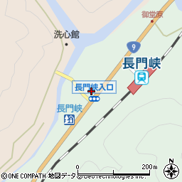 ＪＡ山口県長門峡周辺の地図