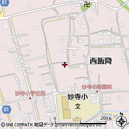 和歌山県伊都郡かつらぎ町西飯降47周辺の地図