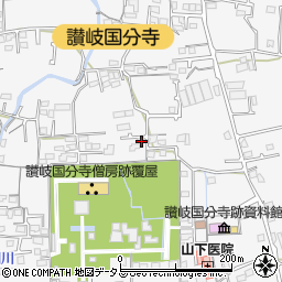 香川県高松市国分寺町国分2092-7周辺の地図