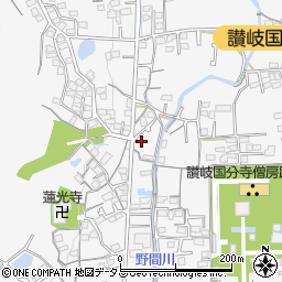 香川県高松市国分寺町国分1219-7周辺の地図
