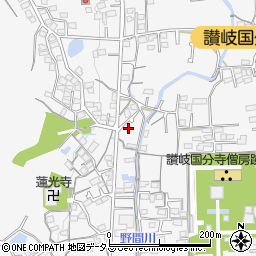 香川県高松市国分寺町国分1219-8周辺の地図