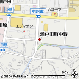 瀬戸田中野郵便局周辺の地図