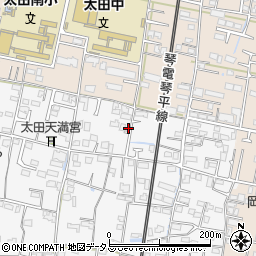 香川県高松市太田上町1280周辺の地図