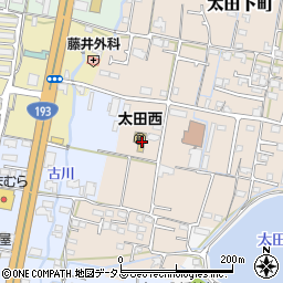 太田西保育園周辺の地図