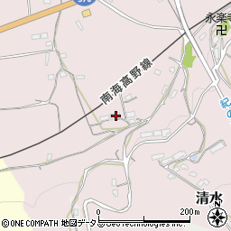 和歌山県橋本市清水478周辺の地図