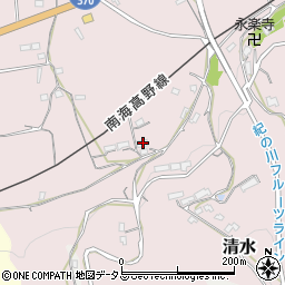 和歌山県橋本市清水479周辺の地図