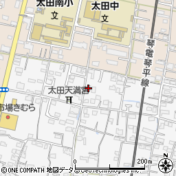 香川県高松市太田上町1148周辺の地図