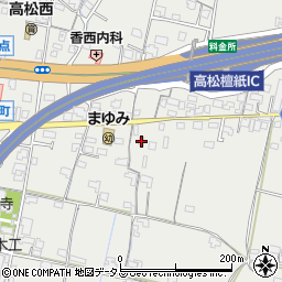 香川県高松市檀紙町1119-1周辺の地図