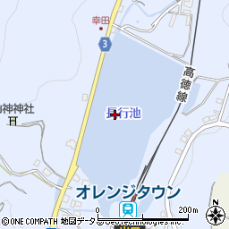 幸田池周辺の地図