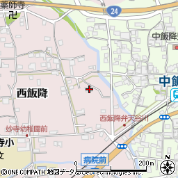 和歌山県伊都郡かつらぎ町西飯降109-2周辺の地図
