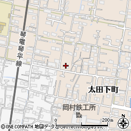 香川県高松市太田下町1706周辺の地図