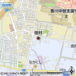 高松市役所健康福祉局　田村保育所周辺の地図