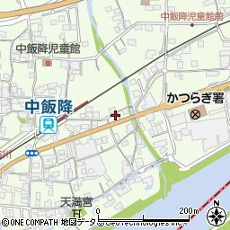 和歌山県伊都郡かつらぎ町中飯降56周辺の地図