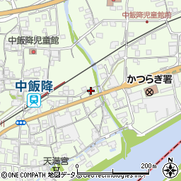 和歌山県伊都郡かつらぎ町中飯降55周辺の地図