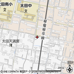 香川県高松市太田上町1282周辺の地図