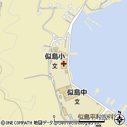 広島市立似島小学校周辺の地図