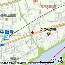 和歌山県伊都郡かつらぎ町中飯降1117周辺の地図