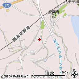 和歌山県橋本市清水709周辺の地図