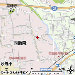 和歌山県伊都郡かつらぎ町西飯降95-6周辺の地図