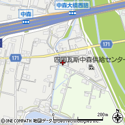 香川県高松市檀紙町1208周辺の地図