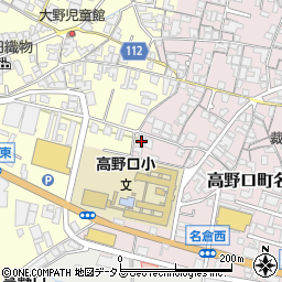 和歌山県橋本市高野口町名倉666-2周辺の地図