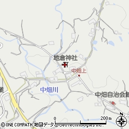 地倉神社周辺の地図