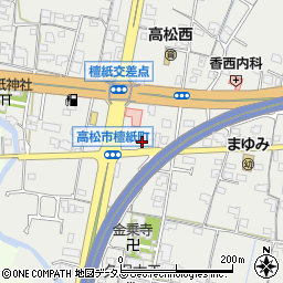 香川県高松市檀紙町1580-6周辺の地図