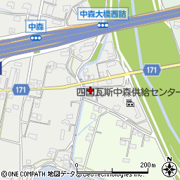 香川県高松市檀紙町1209-1周辺の地図