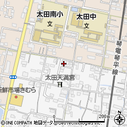 香川県高松市太田上町1136周辺の地図