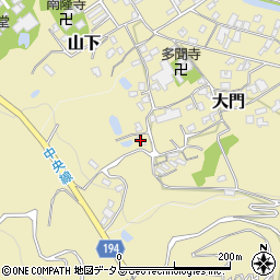 香川県綾歌郡宇多津町大門1331-1周辺の地図