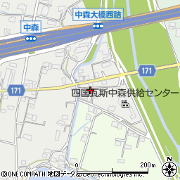 香川県高松市檀紙町1209-7周辺の地図