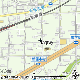香川県高松市国分寺町新居314周辺の地図