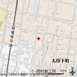 香川県高松市太田下町1709周辺の地図