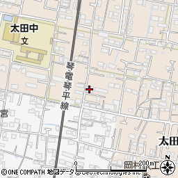 香川県高松市太田下町1717周辺の地図