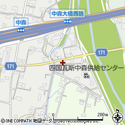 香川県高松市檀紙町1209-6周辺の地図