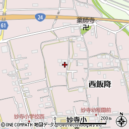 和歌山県伊都郡かつらぎ町西飯降212-1周辺の地図