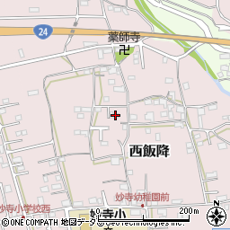 和歌山県伊都郡かつらぎ町西飯降175周辺の地図