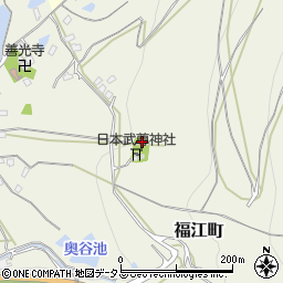 横潮神社周辺の地図