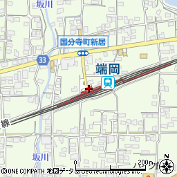 端岡駅周辺の地図