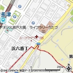 香川県綾歌郡宇多津町浜六番丁83-8周辺の地図