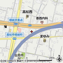 香川県高松市檀紙町1576-1周辺の地図