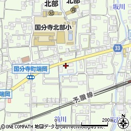 香川県高松市国分寺町新居1672周辺の地図