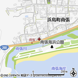 三重県志摩市浜島町南張1561周辺の地図