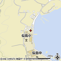 広島県広島市南区似島町大黄周辺の地図