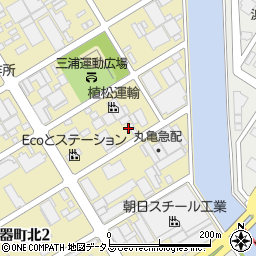 香川県丸亀市土器町北1丁目周辺の地図