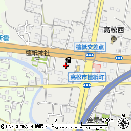 香川県高松市檀紙町1640-1周辺の地図