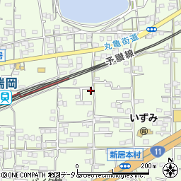 香川県高松市国分寺町新居353-1周辺の地図