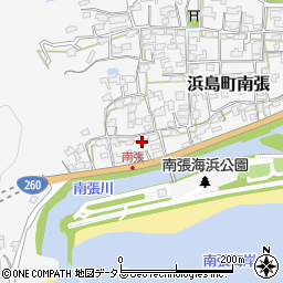 三重県志摩市浜島町南張1555周辺の地図