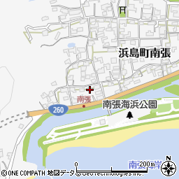 三重県志摩市浜島町南張1555周辺の地図